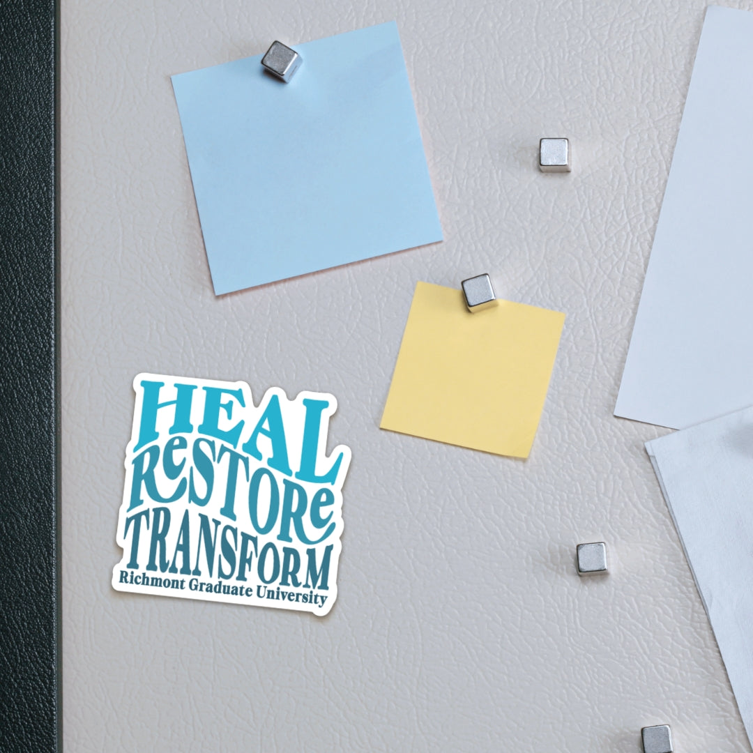 heal restore transform magnet on fridge