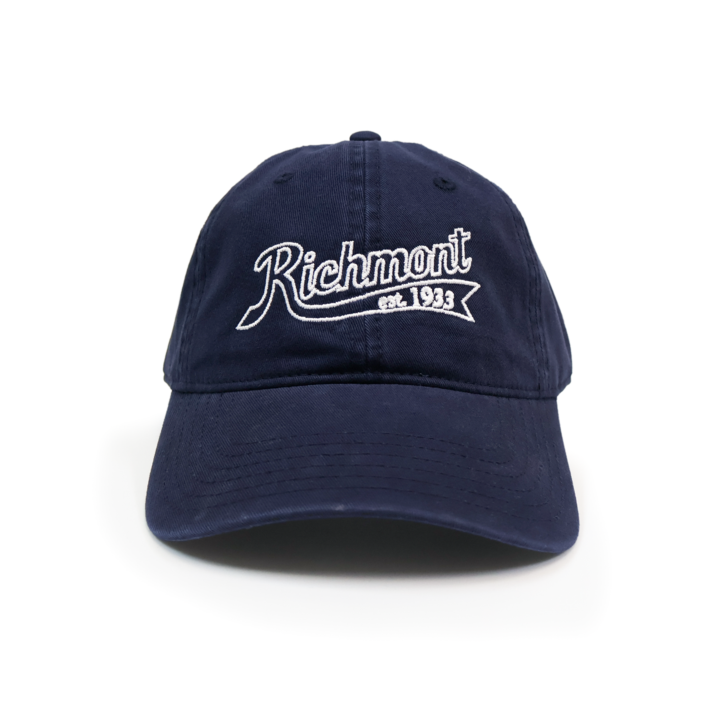 Embroidered Navy Baseball Cap