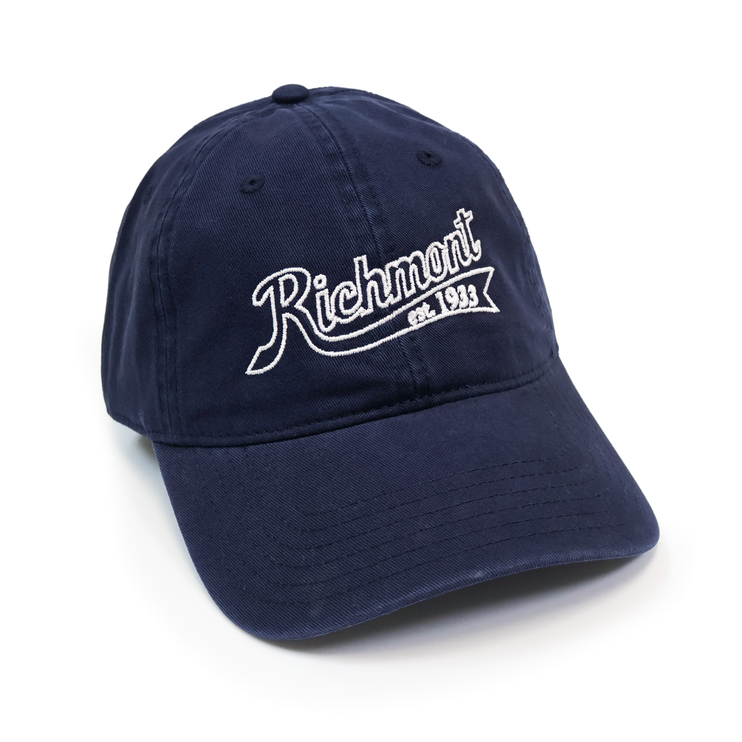 Embroidered Navy Baseball Cap